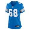 Taylor Decker Detroit Lions Nike Women's Team Game Jersey - Blue - Side View