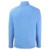 Atlanta Braves Cutter & Buck Peshastin Eco Fleece Recycled Raglan Quarter-Zip Top - Light Blue - Detail View