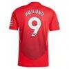 Rasmus Højlund Manchester United adidas 2024/25 Home Authentic Player Jersey - Red - Detail View