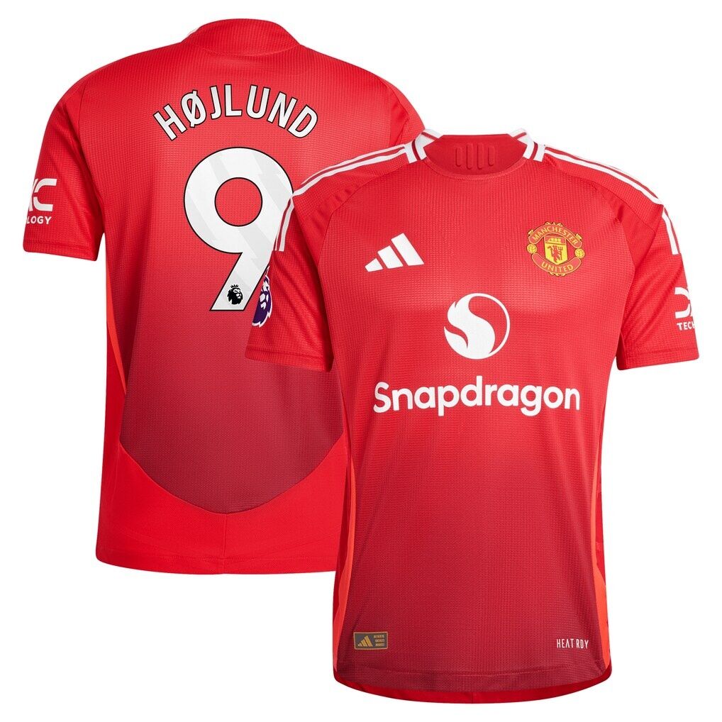 Rasmus Højlund Manchester United adidas 2024/25 Home Authentic Player Jersey