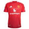 Rasmus Højlund Manchester United adidas 2024/25 Home Authentic Player Jersey - Red - Side View