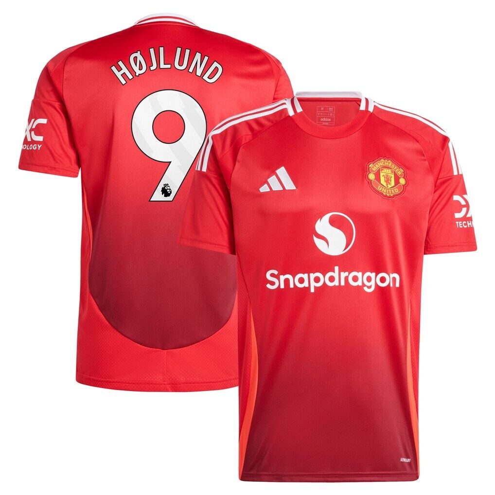 Rasmus Højlund Manchester United adidas 2024/25 Home Replica Player Jersey