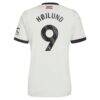 Rasmus Højlund Manchester United adidas Originals 2024/25 Third Replica Jersey - Cream - Detail View