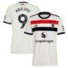 Rasmus Højlund Manchester United adidas Originals 2024/25 Third Replica Jersey - Cream - Front View