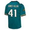 Josh Hines-Allen Jacksonville Jaguars Nike Youth Alternate 2 Prowler Throwback Game Jersey - Teal - Detail View