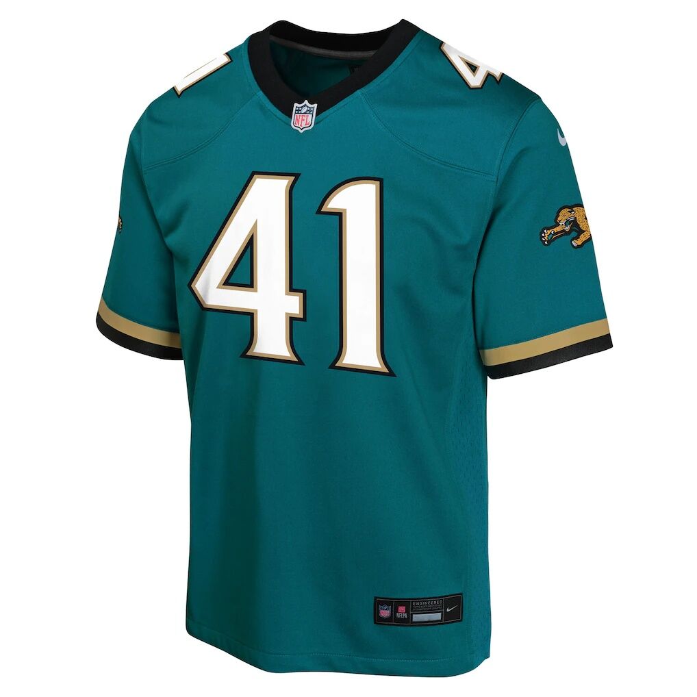 Josh Hines-Allen Jacksonville Jaguars Nike Youth Alternate 2 Prowler Throwback Game Jersey