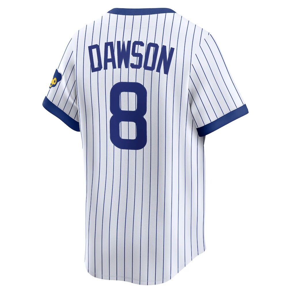 Andre Dawson Chicago Cubs Nike Throwback Cooperstown Collection Limited Jersey
