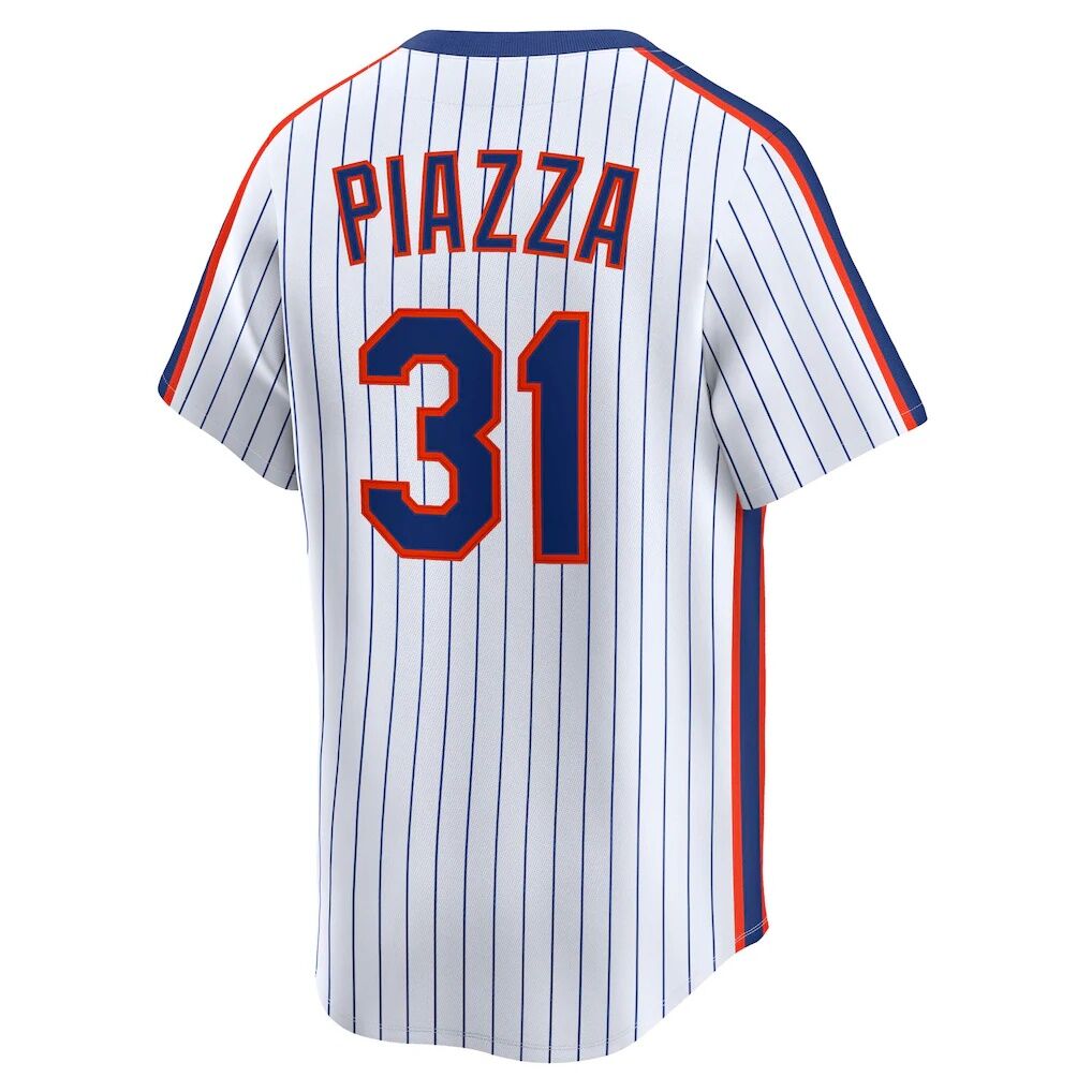 Mike Piazza New York Mets Nike Throwback Cooperstown Collection Limited Jersey