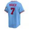 Joe Mauer Minnesota Twins Nike Throwback Cooperstown Collection Limited Jersey - - Detail View