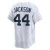 Reggie Jackson New York Yankees Nike Throwback Cooperstown Collection Limited Jersey - White - Detail View