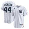 Reggie Jackson New York Yankees Nike Throwback Cooperstown Collection Limited Jersey - White - Front View