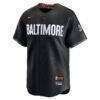 Cal Ripken Jr. Baltimore Orioles Nike City Connect Limited Jersey - Black - Side View