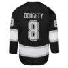 Drew Doughty Los Angeles Kings Outerstuff Youth Home Replica Player Jersey - Black - Detail View