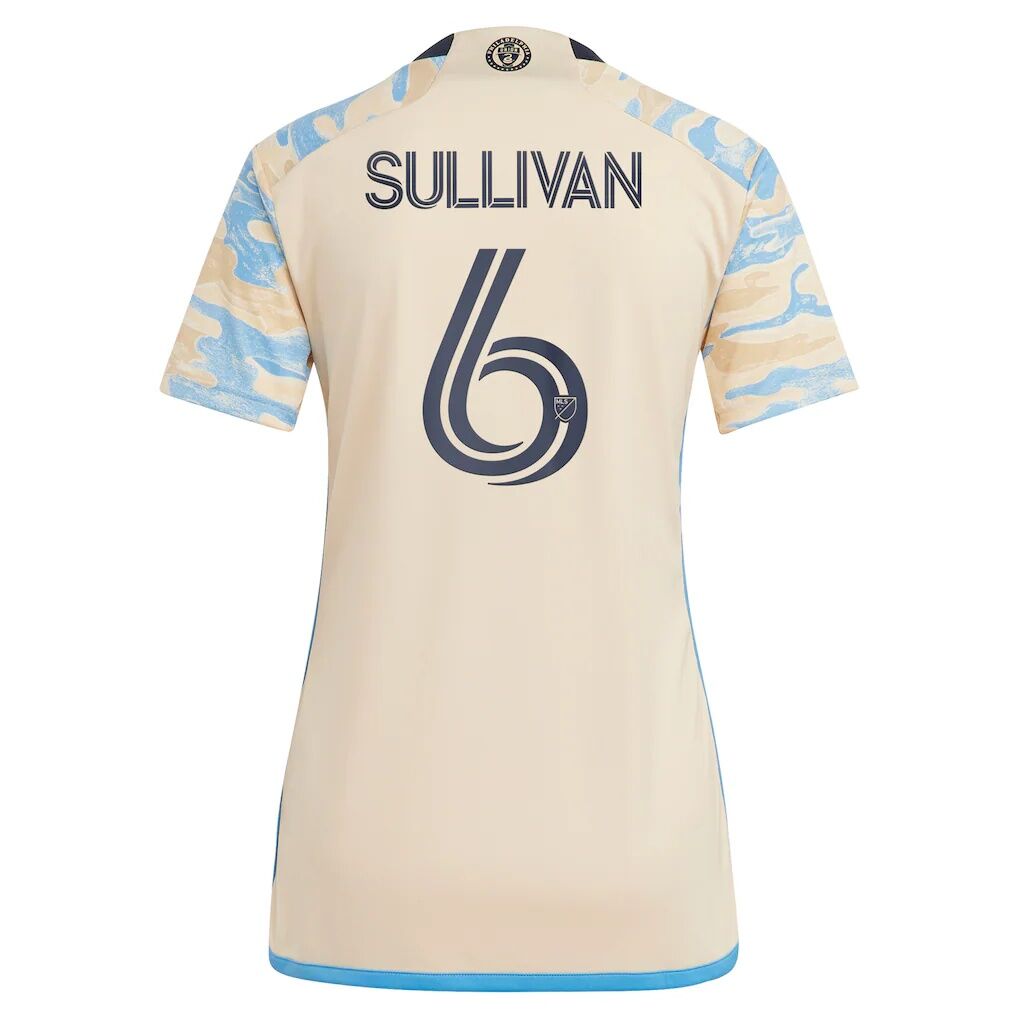 Cavan Sullivan Philadelphia Union adidas Women's 2024 Replica Secondary Jersey - Tan