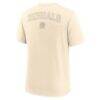 Cincinnati Bengals Nike Glory Tri-Blend T-Shirt - Cream - Side View