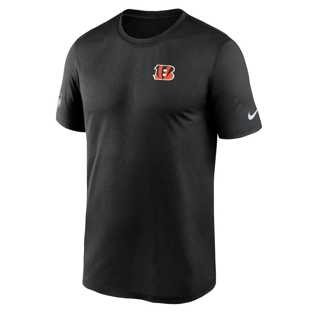Cincinnati Bengals Nike Sideline Legend Small Logo Dri-FIT T-Shirt