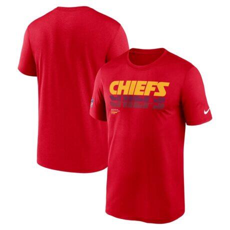 Kansas City Chiefs Nike Sideline Legend Dri-FIT T-Shirt - Red - Front View