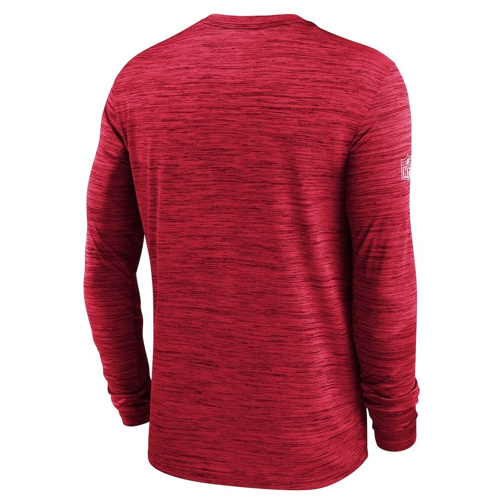 Kansas City Chiefs Nike Sideline Velocity Performance Long Sleeve T-Shirt