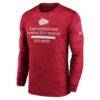 Kansas City Chiefs Nike Sideline Velocity Performance Long Sleeve T-Shirt - Red - Side View