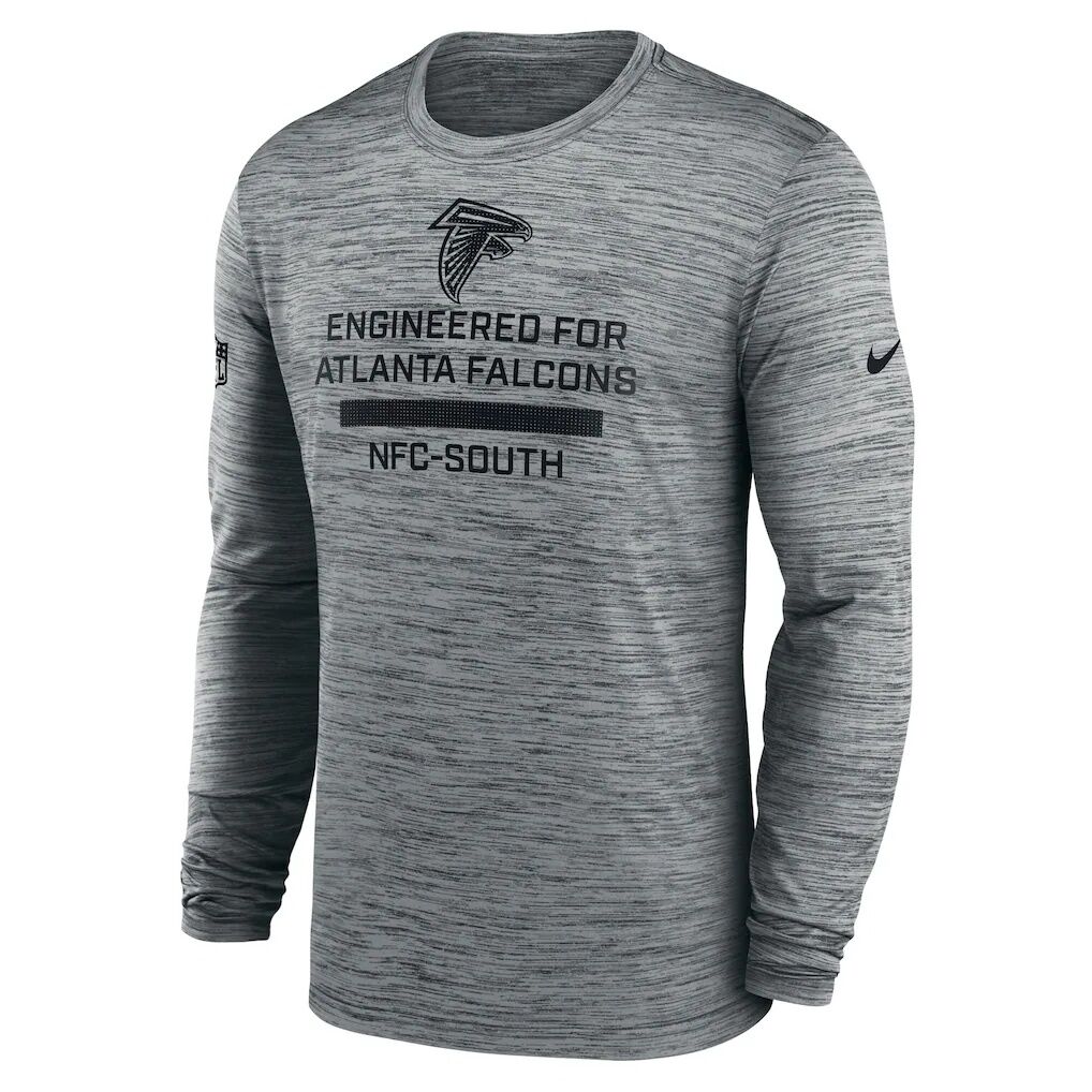 Atlanta Falcons Nike Sideline Velocity Performance Long Sleeve T-Shirt
