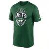 New York Jets Nike Legend Icon Performance T-Shirt - Green - Side View