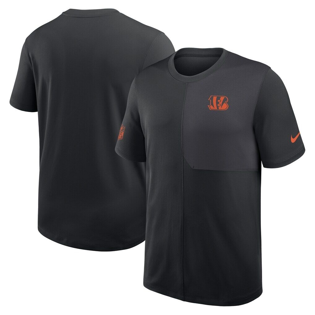 Cincinnati Bengals Nike Sideline UV Dri-Fit Coach Shirt