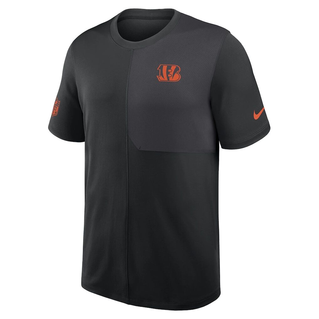 Cincinnati Bengals Nike Sideline UV Dri-Fit Coach Shirt