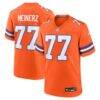 Quinn Meinerz Denver Broncos Nike Alternate Game Jersey - Orange - Front View
