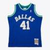 Dirk Nowitzki Dallas Mavericks 1998 Swingman Jersey - - Front View