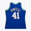 Dirk Nowitzki Dallas Mavericks 1998 Swingman Jersey - - Side View