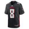 Kyle Pitts Sr. Atlanta Falcons Nike Team Game Jersey - Black - Side View
