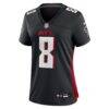 Kyle Pitts Sr. Atlanta Falcons Nike Women's Game Jersey - Black - Side View