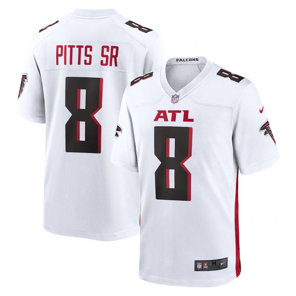 Kyle Pitts Sr. Atlanta Falcons Nike White  Game Jersey