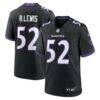 Ray Lewis Baltimore Ravens Nike Alternate Retired Player Game Jersey - Black - Front View