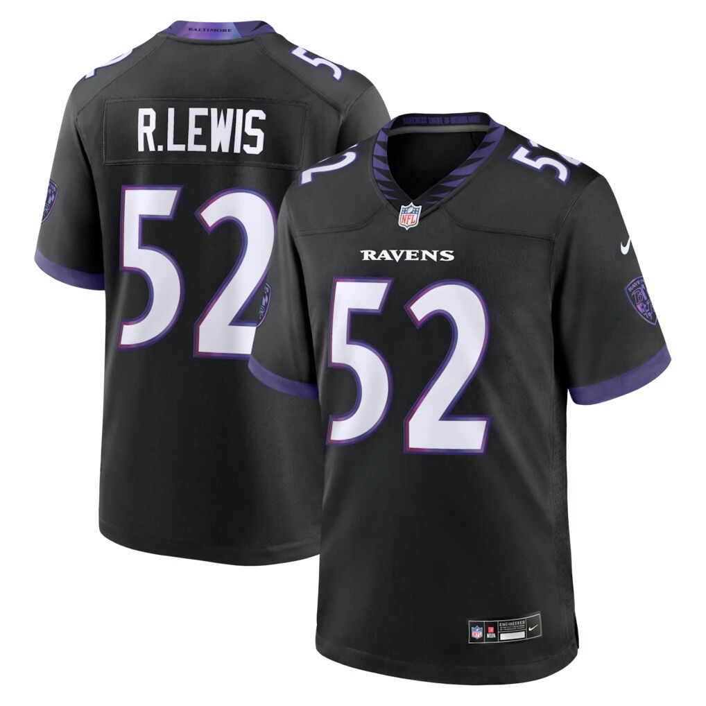 Ray Lewis Baltimore Ravens Nike Alternate Retired Player Game Jersey