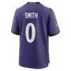 Roquan Smith Baltimore Ravens Nike Team Game Jersey - Purple - Alt2