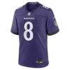 Lamar Jackson Baltimore Ravens Nike Team Game Jersey - Purple - Alt1