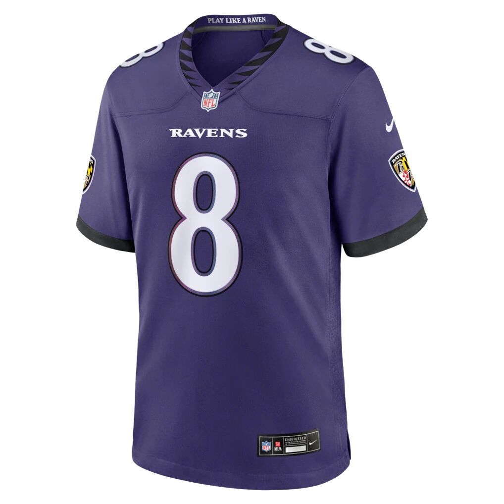 Lamar Jackson Baltimore Ravens Nike Team Game Jersey