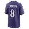 Lamar Jackson Baltimore Ravens Nike Team Game Jersey - Purple - Alt2