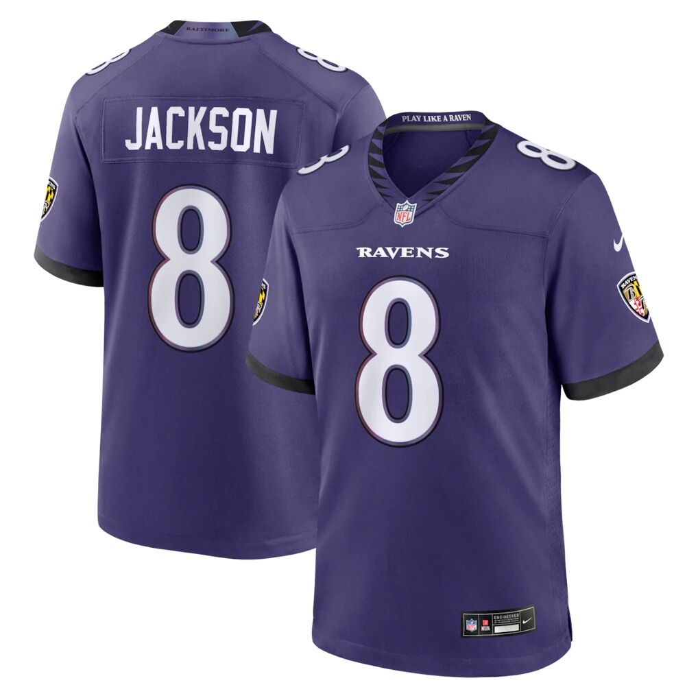 Lamar Jackson Baltimore Ravens Nike Team Game Jersey