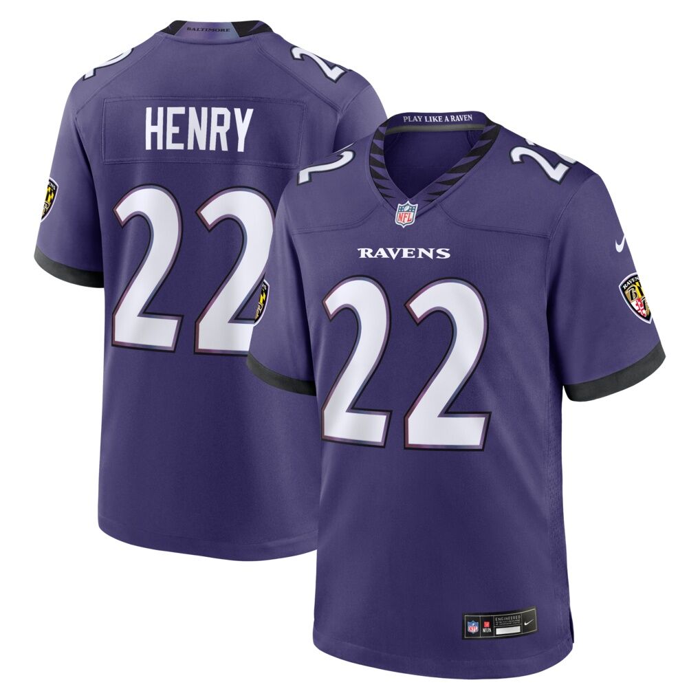 Derrick Henry Baltimore Ravens Nike Team Game Jersey