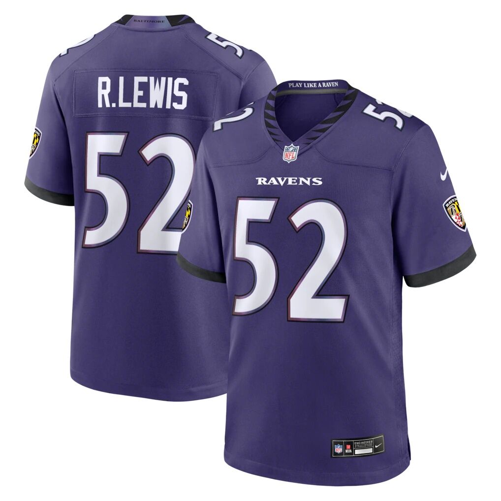 Ray Lewis Baltimore Ravens Nike Team Retired Player Game Jersey