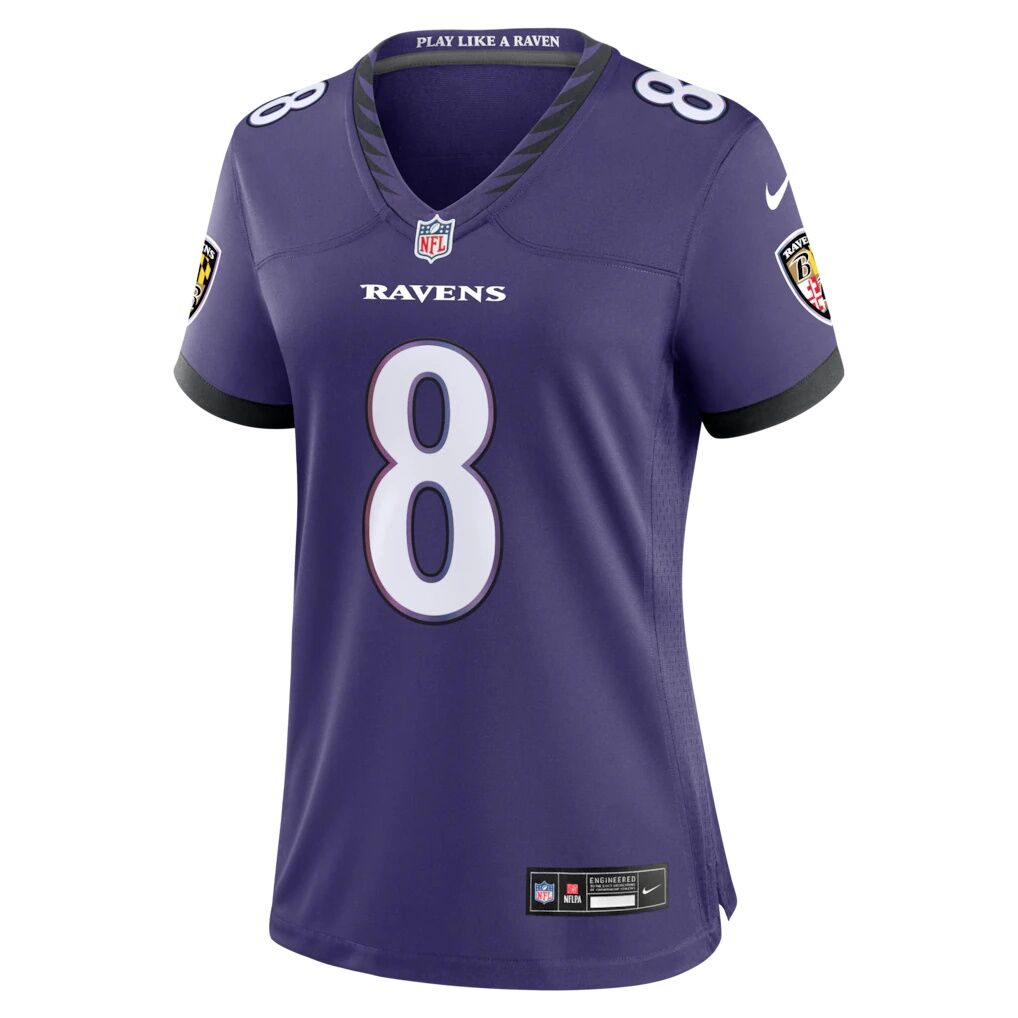 Lamar Jackson Baltimore Ravens Nike Women's Team Game Jersey