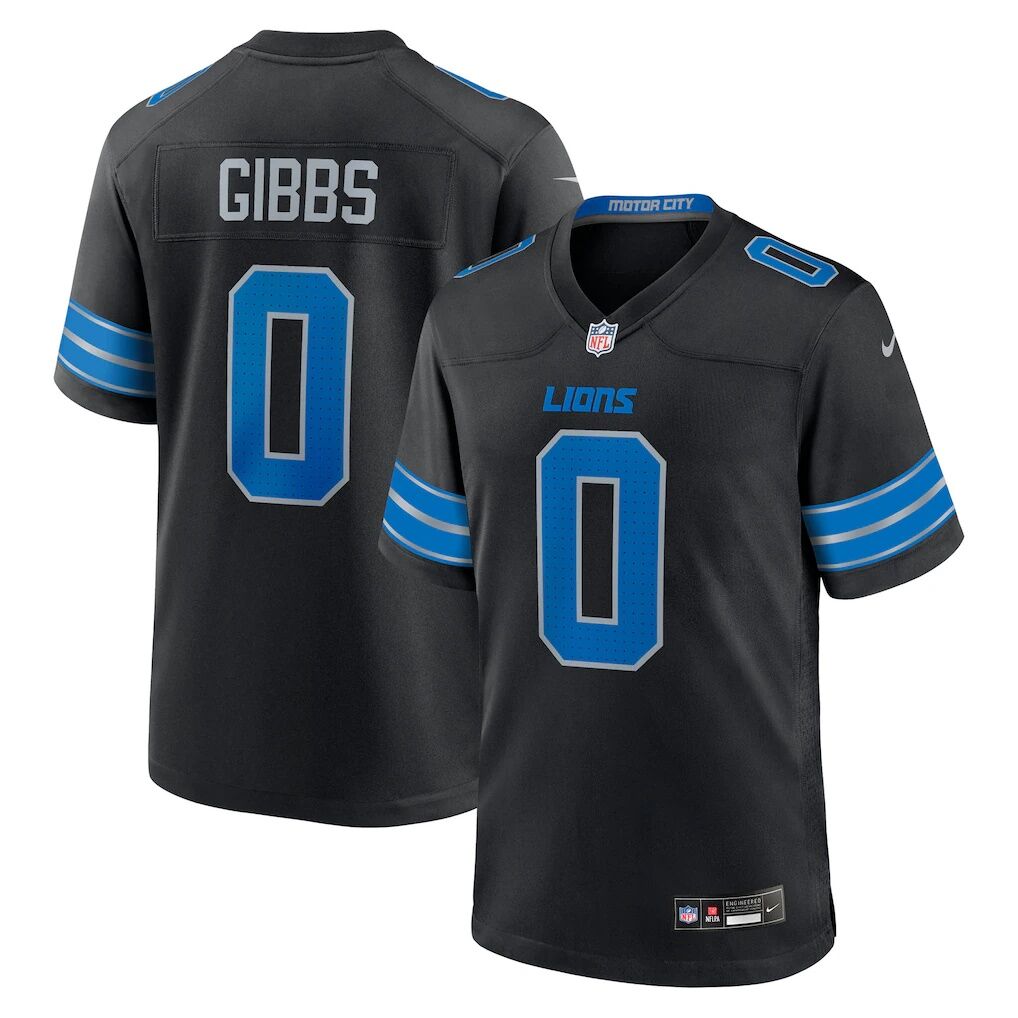 Jahmyr Gibbs Detroit Lions Nike 2nd Alternate Game Player Jersey