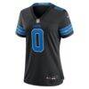 Jahmyr Gibbs Detroit Lions Nike Women's 2nd Alternate Game Player Jersey - Black - Alt1