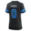 Jahmyr Gibbs Detroit Lions Nike Women's 2nd Alternate Game Player Jersey - Black - Alt2