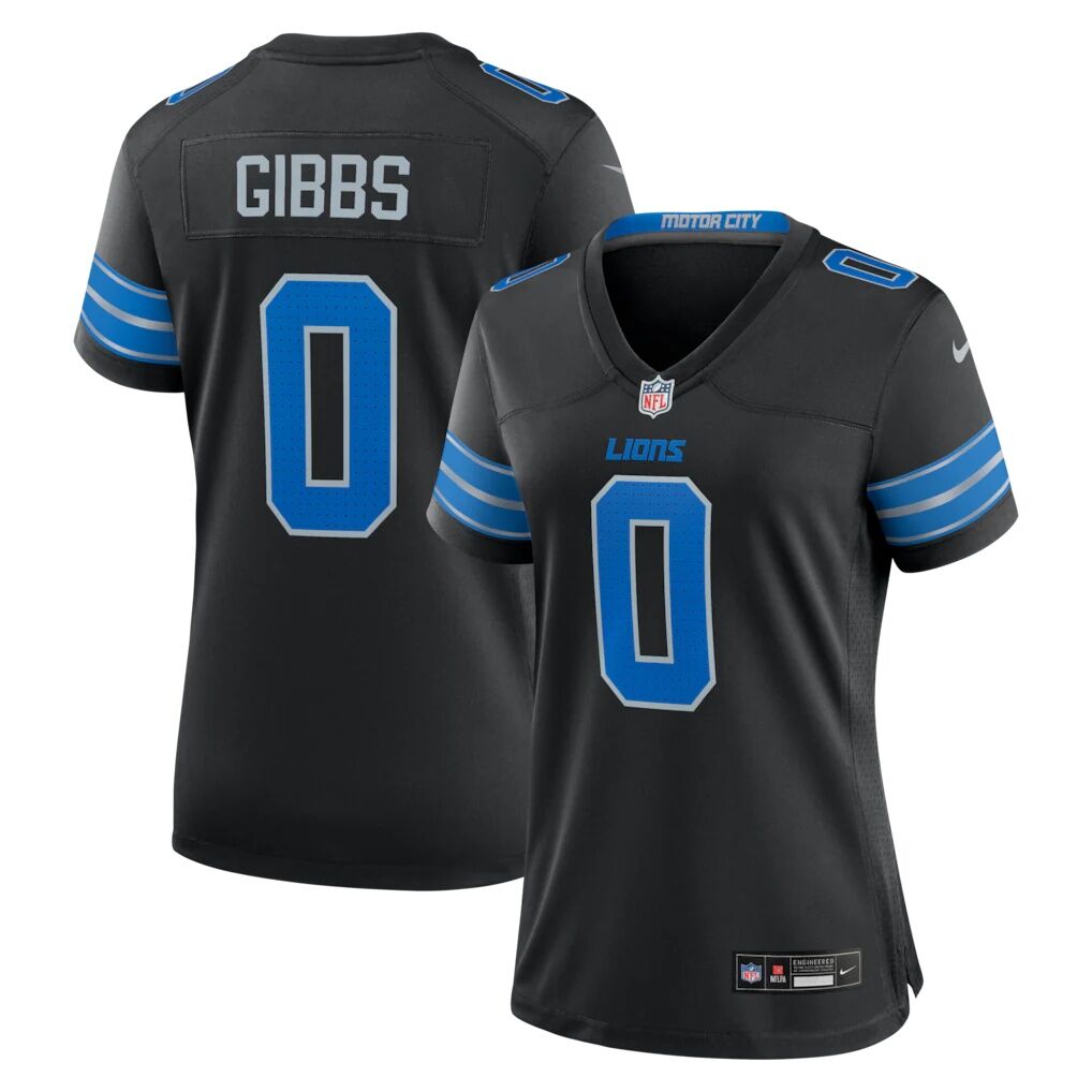 Jahmyr Gibbs Detroit Lions Nike Women's 2nd Alternate Game Player Jersey