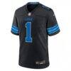 Jameson Williams Detroit Lions Nike Alternate Game Player Jersey - Black - Side View