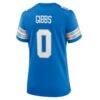 Jahmyr Gibbs Detroit Lions Nike Women's Game Player Jersey - Blue - Detail View