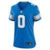 Jahmyr Gibbs Detroit Lions Nike Women's Game Player Jersey - Blue - Side View